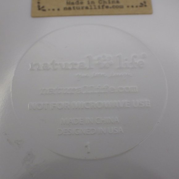 Pass It Along Plate/ Melamine/ Natural Life/ Pot Luck - Picture 5 of 5